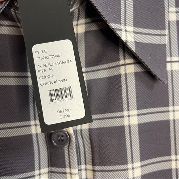 Toccin A Line Blouson Mini Shirtdress - Picture 7 of 14